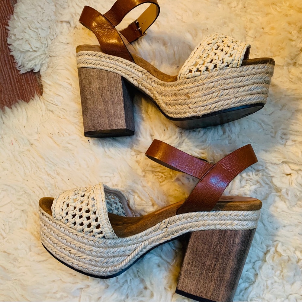 Platform Leather Sandals